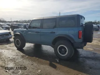 2023 Ford Bronco with VIN 1FMDE5DH1PLB25934, listed as a Copart auction lot 45305145 with 52,775 mi miles and Salvage Title. Bid and sale history available at DreamBid. Image 2.