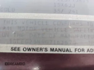 1986 Chevrolet Chevy Van z VIN 1GCEG25N9G7163670, wystawiony jako IAAI lot #41654650 z przebiegiem Nie podano mil oraz . Historia ofert i sprzedaży dostępna na DreamBid. Obrazek 9.