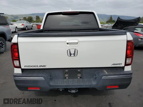2019 Honda Ridgeline Sport with VIN 5FPYK3F12KB047265, listed as a Copart auction lot 54433275 with 87,837 mi miles and Salvage title. Bid and sale history available at DreamBid. Image 6.