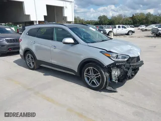 2017 Hyundai Santa Fe Limited Ultimate with VIN KM8SRDHF7HU180527, listed as a IAAI auction lot 41557692 with 89,415 mi miles. Bid and sale history available at carsss.com. Image 1.