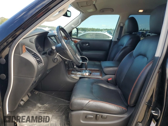 2019 Nissan Armada SL z VIN JN8AY2ND4K9090387, wystawiony jako Copart lot #55764005 z przebiegiem 109 914 mil mil oraz Szkoda całkowita • Salvage title. Historia ofert i sprzedaży dostępna na DreamBid. Obrazek 7.