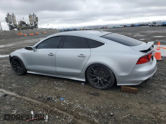 2012 Audi A7 3.0 Prestige with VIN WAUSGAFC1CN017664, listed as a Copart auction lot 44641245 with 160,746 mi miles and Salvage Title. Bid and sale history available at carsss.com. Image 2.
