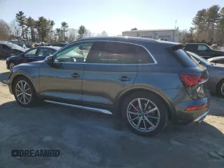 2021 Audi SQ5 Premium Plus with VIN WA1B4AFY3M2009277, listed as a Copart auction lot 47678505 with 41,887 mi miles and Salvage Title. Bid and sale history available at carsss.com. Image 2.