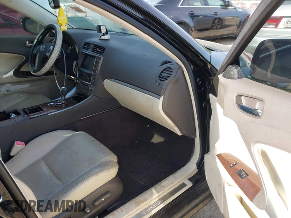 2012 Lexus IS 250 with VIN JTHCF5C26C5058805, listed as a IAAI auction lot 42079471 with 121,647 mi miles and . Bid and sale history available at DreamBid. Image 5.