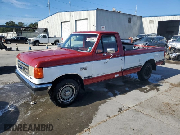 1988 Ford F-150 with VIN 1FTDF15Y0JNA07572, listed as a Copart auction lot 76735284 with 22,567 mi miles and Non Repairable. Bid and sale history available at carsss.com. Image 1.