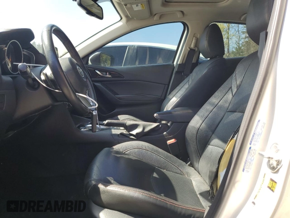 2014 Mazda 3 S Grand Touring with VIN JM1BM1W35E1203455, listed as a Copart auction lot 52094705 with 100,026 mi miles and Salvage Title. Bid and sale history available at DreamBid. Image 7.