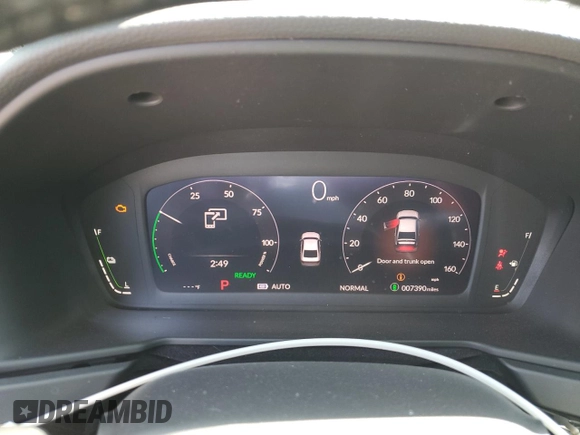 2023 Honda Accord EX-L with VIN 1HGCY2F6XPA066641, listed as a Copart auction lot 53861405 with 7,390 mi miles and Salvage title. Bid and sale history available at DreamBid. Image 9.