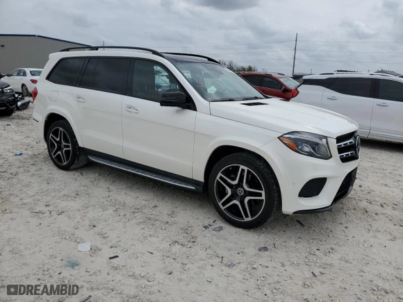 2019 Mercedes-Benz GLS with VIN 4JGDF7DE2KB227773, listed as a Copart auction lot 50599575 with 112,450 mi miles and Clean Title. Bid and sale history available at carsss.com. Image 4.