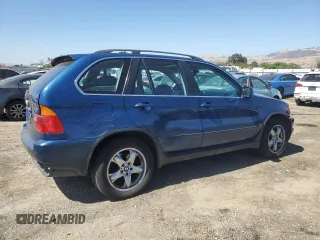 2000 BMW X5 with VIN WBAFB3341YLH02648, listed as a Copart auction lot 64767024 with 134,342 mi miles and Salvage Title. Bid and sale history available at carsss.com. Image 3.