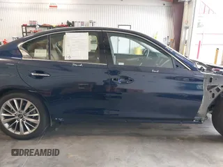 2024 Infiniti Q50 Luxe with VIN JN1EV7BR9RM631852, listed as a IAAI auction lot 40528778 with 2,862 mi miles and . Bid and sale history available at DreamBid. Image 14.