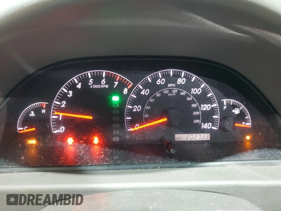 2005 Toyota Camry LE with VIN 4T1BE30K85U994793, listed as a Copart auction lot 61396685 with 202,733 mi miles and Clean title. Bid and sale history available at DreamBid. Image 9.
