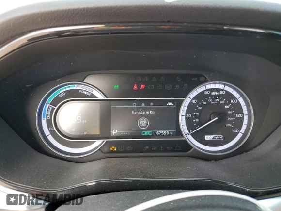 2022 Kia Niro LXS with VIN KNDCB3LC9N5541394, listed as a Copart auction lot 44640355 with 67,559 mi miles and Salvage Title. Bid and sale history available at carsss.com. Image 9.