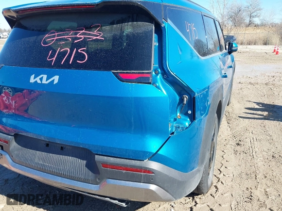 2024 Kia EV9 Wind z VIN KNDAFFS54R6024469, wystawiony jako IAAI lot #41674715 z przebiegiem 19 387 mil mil oraz . Historia ofert i sprzedaży dostępna na DreamBid. Obrazek 21.