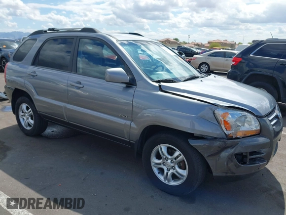 2005 Kia Sportage LX with VIN KNDJE723257122055, listed as a IAAI auction lot 42192102 with 167,726 mi miles and . Bid and sale history available at carsss.com. Image 1.