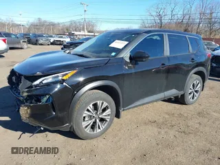 2023 Nissan Rogue SV with VIN JN8BT3BB1PW356355, listed as a IAAI auction lot 41417272 with 9,264 mi miles and . Bid and sale history available at DreamBid. Image 2.