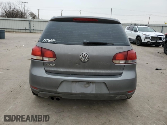 2014 Volkswagen Golf with VIN WVWDB7AJ3EW005547, listed as a Copart auction lot 44002985 with 171,999 mi miles and Salvage title. Bid and sale history available at DreamBid. Image 6.