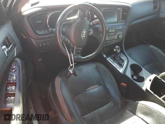 2013 Kia Optima Hybrid LX with VIN KNAGM4AD9D5055760, listed as a Copart auction lot 74271314 with 0 mi miles and Salvage Title. Bid and sale history available at carsss.com. Image 8.