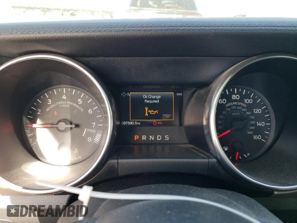 2018 Ford Mustang GT with VIN 1FA6P8CF4J5117059, listed as a Copart auction lot 47885615 with 57,590 mi miles and Clean Title. Bid and sale history available at DreamBid. Image 9.