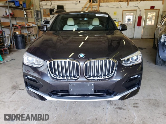 2021 BMW X4 xDrive30i with VIN 5UX2V1C09M9H40435, listed as a Copart auction lot 63585963 with 26,409 mi miles. Bid and sale history available at carsss.com. Image 5.