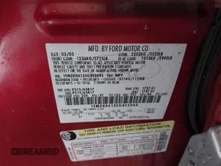 2005 Ford Freestyle SE с VIN 1FMZK04135GA52043, выставлен на аукционе IAAI как лот 42295592 с пробегом 177 686 миль миль и . История ставок и продаж доступна на DreamBid. Изображение 9.