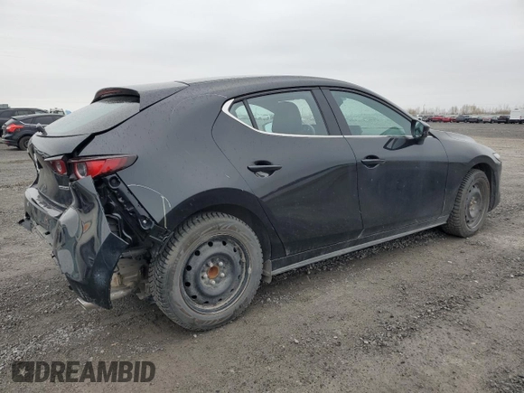 2025 Mazda 3 S Select Sport with VIN JM1BPAKMXS1774103, listed as a Copart auction lot 53522565 with 2,968 mi miles and Salvage Title. Bid and sale history available at DreamBid. Image 3.