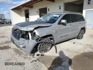 2021 Jeep Grand Cherokee Trailhawk with VIN 1C4RJFLT4MC533986, listed as a Copart auction lot 81338054 with 41,354 mi miles and Salvage Title. Bid and sale history available at carsss.com. Image 1.