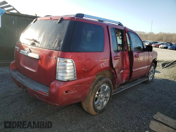 2008 Mercury Mountaineer Premier with VIN 4M2EU38888UJ14333, listed as a Copart auction lot 48708815 with 124,162 mi miles and Salvage Title. Bid and sale history available at carsss.com. Image 3.