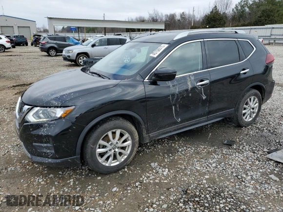 2019 Nissan Rogue SV with VIN 5N1AT2MT7KC829124, listed as a Copart auction lot 45156515 with 100,563 mi miles and Salvage Title. Bid and sale history available at carsss.com. Image 1.
