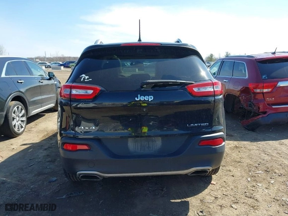 2016 Jeep Cherokee Limited with VIN 1C4PJMDS0GW268519, listed as a IAAI auction lot 41850067 with 106,117 mi miles. Bid and sale history available at carsss.com. Image 16.