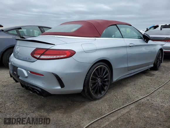 2022 Mercedes-Benz C with VIN W1KWK6EB4NG114797, listed as a Copart auction lot 74886064 with Not provided miles and Non repairable. Bid and sale history available at DreamBid. Image 3.