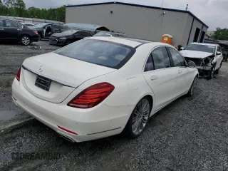2015 Mercedes-Benz S-Class S 550 with VIN WDDUG8CB6FA141091, listed as a Copart auction lot 54586415 with 51,126 mi miles and Clean Title. Bid and sale history available at carsss.com. Image 4.