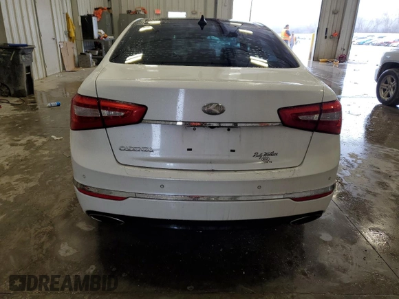 2014 Kia Cadenza Premium with VIN KNALN4D77E5148540, listed as a Copart auction lot 47878235 with 135,058 mi miles and Non Repairable. Bid and sale history available at carsss.com. Image 6.