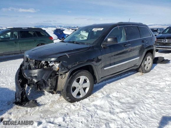 2011 Jeep Grand Cherokee Laredo with VIN 1J4RR4GG6BC544442, listed as a Copart auction lot 46089155 with 219,956 mi miles and Salvage Title. Bid and sale history available at carsss.com. Image 1.