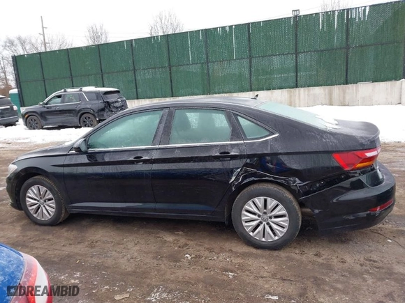 2019 Volkswagen Jetta S with VIN 3VWC57BU3KM224013, listed as a IAAI auction lot 41545905 with 72,648 mi miles. Bid and sale history available at carsss.com. Image 14.