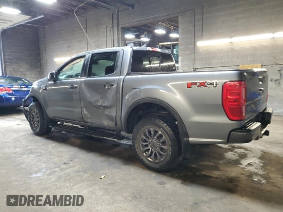 2021 Ford Ranger XL with VIN 1FTER4FH5MLD26185, listed as a Copart auction lot 58040675 with 27,541 mi miles and Salvage title. Bid and sale history available at DreamBid. Image 2.