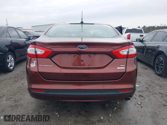 2016 Ford Fusion SE with VIN 3FA6P0HD4GR351796, listed as a IAAI auction lot 41267529 with 104,139 mi miles. Bid and sale history available at carsss.com. Image 16.