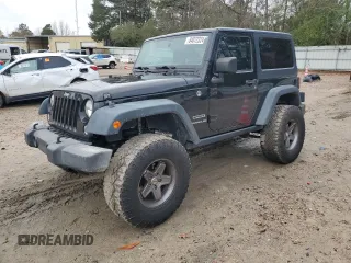 2015 Jeep Wrangler Sport with VIN 1C4AJWAG7FL576076, listed as a Copart auction lot 84072324 with 100,119 mi miles and Salvage Title. Bid and sale history available at carsss.com. Image 1.