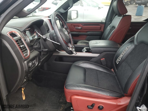 2019 Ram 1500 Rebel with VIN 1C6RRFEGXKN843237, listed as a Copart auction lot 86972454 with 63,346 mi miles and Salvage Title. Bid and sale history available at carsss.com. Image 7.