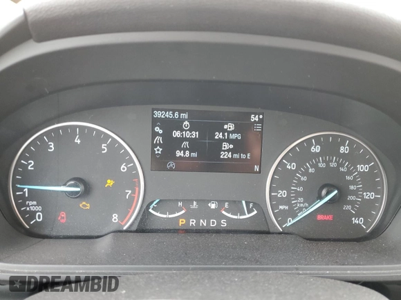 2019 Ford EcoSport SE with VIN MAJ3S2GE4KC267251, listed as a Copart auction lot 48127705 with 39,245 mi miles and Salvage Title. Bid and sale history available at DreamBid. Image 9.