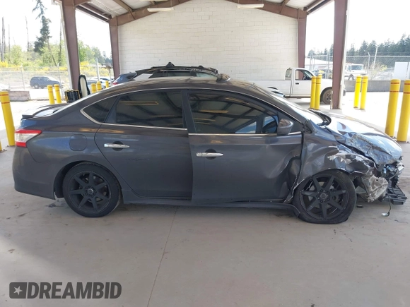 2013 Nissan Sentra SR with VIN 3N1AB7AP0DL777387, listed as a IAAI auction lot 42183359 with 206,726 mi miles and . Bid and sale history available at DreamBid. Image 13.