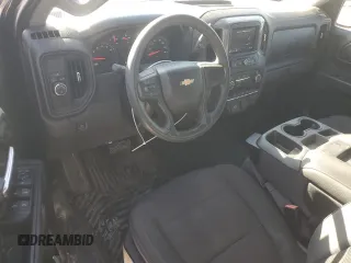 2020 Chevrolet Silverado 1500 Custom with VIN 3GCPWBEF0LG245175, listed as a Copart auction lot 81833874 with 95,334 mi miles and Salvage Title. Bid and sale history available at carsss.com. Image 8.