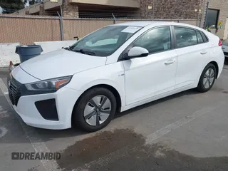 2019 Hyundai Ioniq Blue with VIN KMHC65LC5KU168562, listed as a IAAI auction lot 41500128 with 168,590 mi miles and . Bid and sale history available at DreamBid. Image 2.