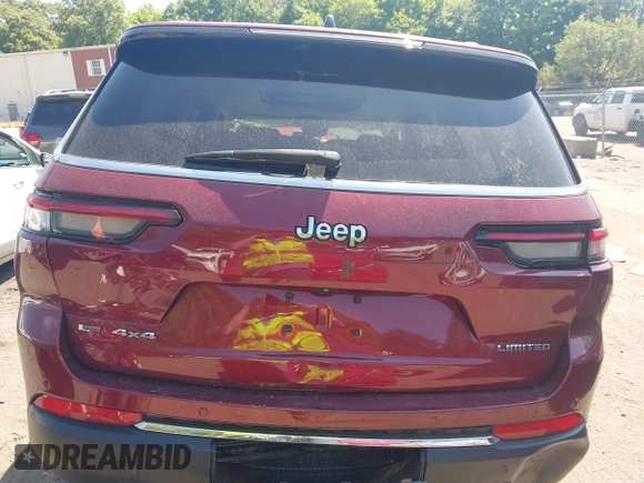 2021 Jeep Grand Cherokee Limited with VIN 1C4RJKBG0M8173017, listed as a IAAI auction lot 42496503 with 41,840 mi miles and . Bid and sale history available at DreamBid. Image 16.