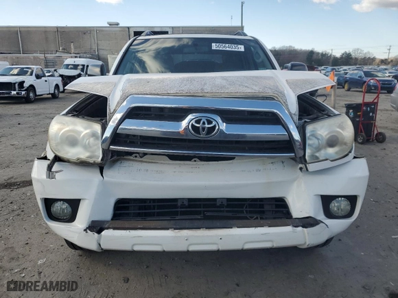 2006 Toyota 4Runner SR5 with VIN JTEBU14R160093420, listed as a Copart auction lot 50564035 with 125,108 mi miles and Salvage Title. Bid and sale history available at carsss.com. Image 5.