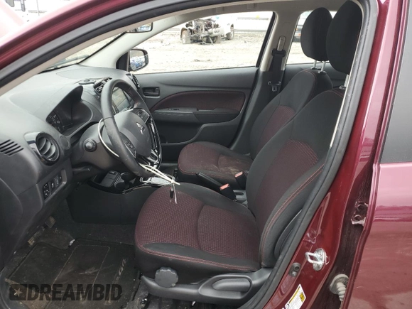 2022 Mitsubishi Mirage ES z VIN ML32FUFJ3NHF08086, wystawiony jako Copart lot #51950045 z przebiegiem 30 677 mil mil oraz Szkoda całkowita • Salvage title. Historia ofert i sprzedaży dostępna na DreamBid. Obrazek 7.