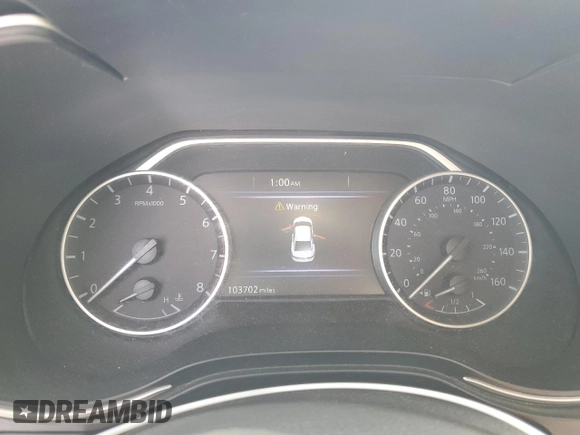 2017 Nissan Maxima SL with VIN 1N4AA6AP3HC445512, listed as a Copart auction lot 56127205 with 103,702 mi miles and Salvage title. Bid and sale history available at DreamBid. Image 9.