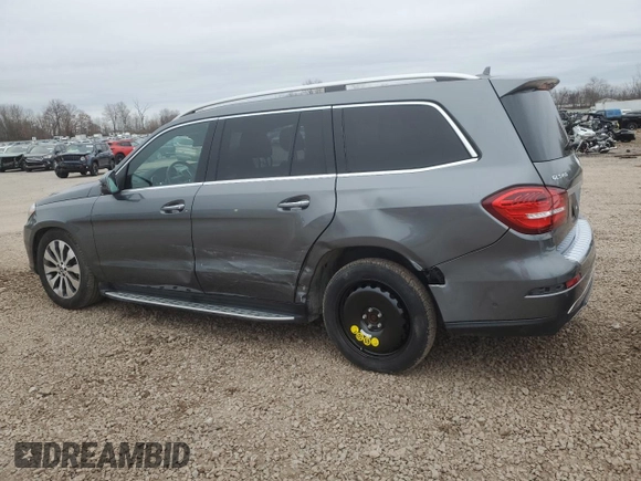 2019 Mercedes-Benz GLS 450 with VIN 4JGDF6EE2KB238314, listed as a Copart auction lot 81884644 with 20,552 mi miles and Non Repairable. Bid and sale history available at DreamBid. Image 2.