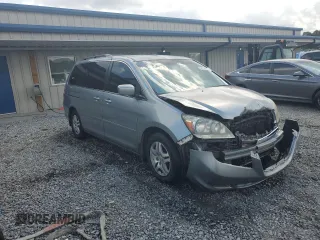 2006 Honda Odyssey EX with VIN 5FNRL38486B091892, listed as a Copart auction lot 53134035 with 154,449 mi miles and Salvage title. Bid and sale history available at DreamBid. Image 4.