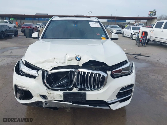 2020 BMW X5 sDrive40i with VIN 5UXCR4C07L9C72634, listed as a IAAI auction lot 41729802 with 1 mi miles. Bid and sale history available at carsss.com. Image 13.
