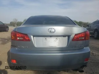 2006 Lexus IS 250 with VIN JTHCK262465005997, listed as a Copart auction lot 54251915 with 208,670 mi miles and Salvage Title. Bid and sale history available at DreamBid. Image 6.